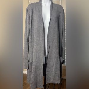 🆕 Orvis 100% Wool Lagenloonk Longlined Relaxed fit Cozy Ribbed Cardigan